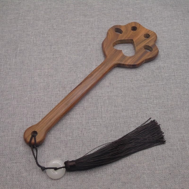 SP工具实木小手拍子猫拍子DIY打屁把玩玩具送竹戒尺实践小圈子女
