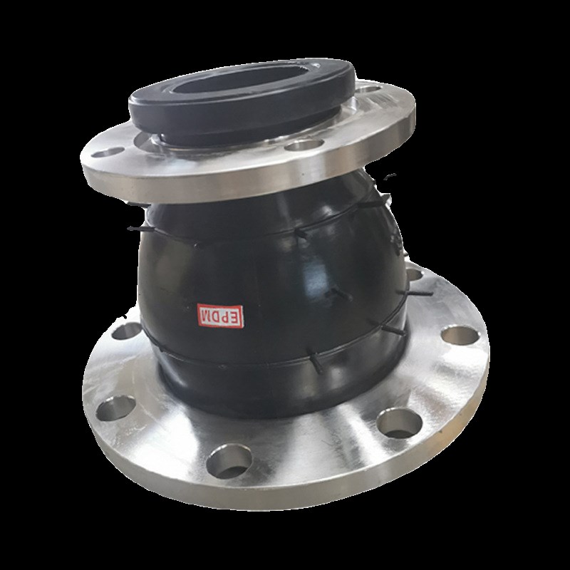 正304包化验不锈钢橡胶变径法兰软接头异径橡胶软接头膨胀节PN16