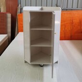 五角柜角柜墙角柜三角柜实木储物柜墙角边柜客厅五角带门柜定制