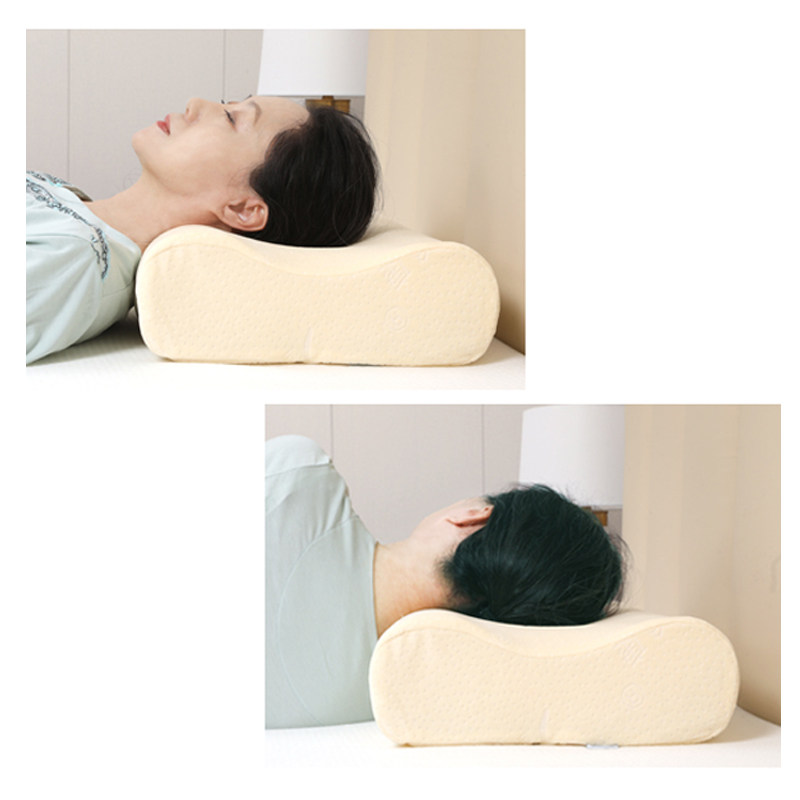 中老年颈椎牵引睡眠枕头加高硬枕不变形单人家用高枕三角垫腰枕垫