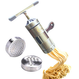 立麦小型家用面条机家用手柠 手摇家用压面机挤面器不锈钢饸饹机