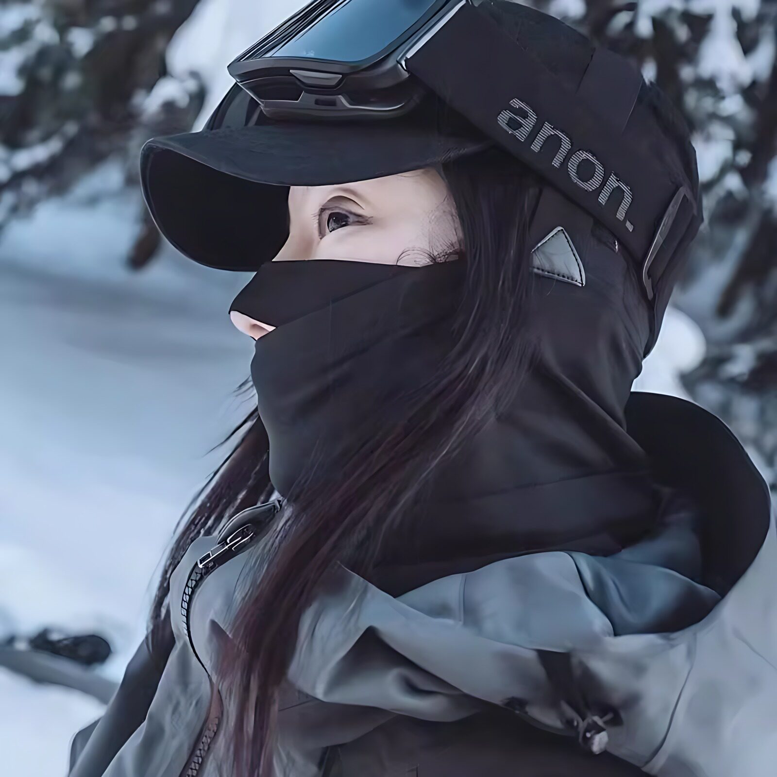 冬季滑雪面罩户外骑行防寒护脸装备护具头套男女保暖加绒防风围脖