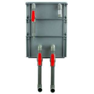 小号塑料盒迷你周转箱上过滤配件全套材料80鱼缸出水鸭嘴水族过滤