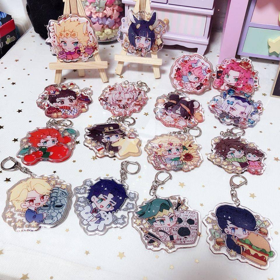 动漫同人周边JOJO的奇妙冒险吧唧徽章挂件承太郎花京院迪奥西撒