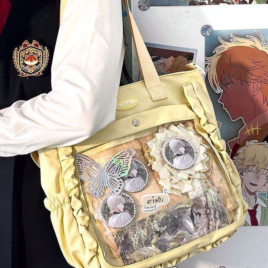 少食量痛包日系大容量透明包2024新款单肩斜挎娃包二次元JK日常