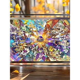 洛克王国童年回忆全家福合照纪念摆件水晶玻璃相框桌面装饰摆台