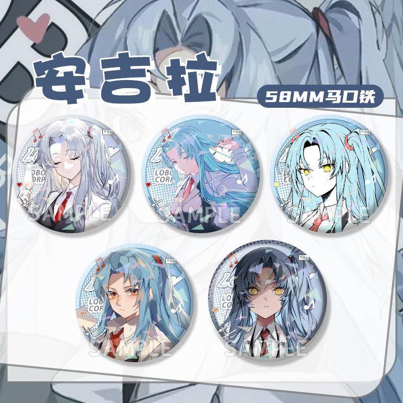 脑叶公司废墟图书馆安吉拉周边马口铁徽章同人谷子学生女吧唧装饰