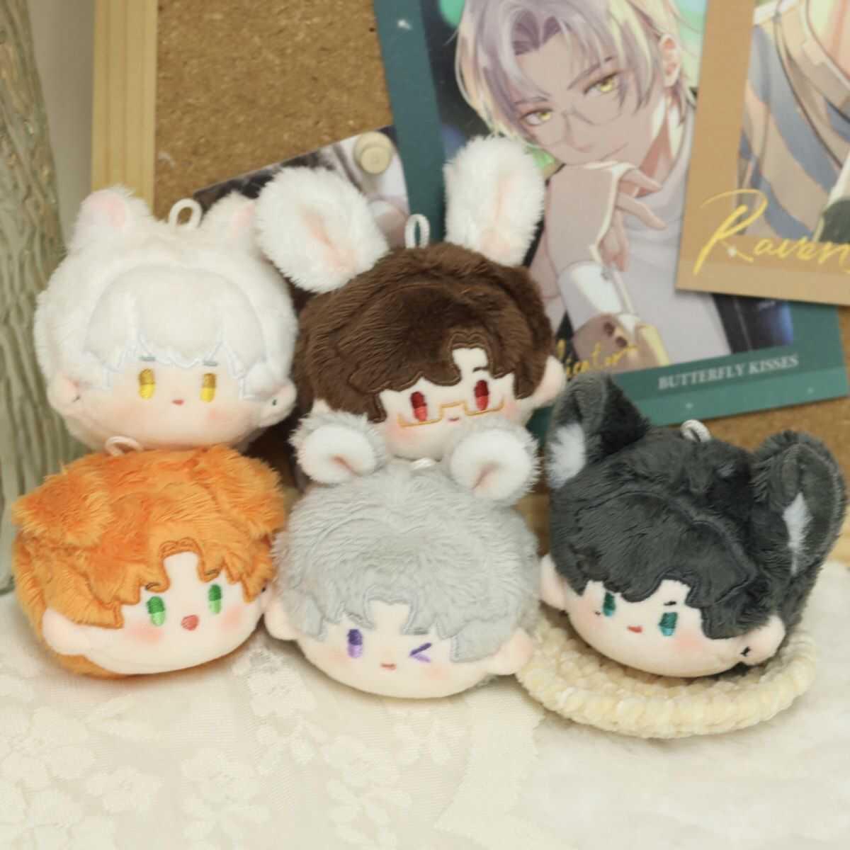 光与夜之恋小团子棉花娃娃可爱卡通定制二次元毛绒公仔可爱礼物