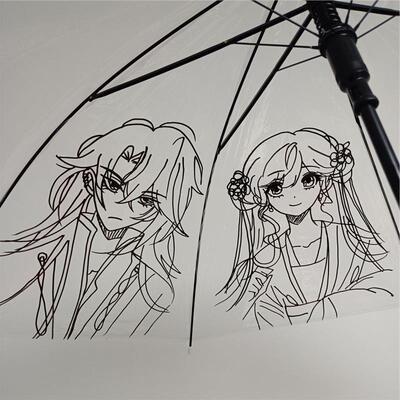炮灰闺女的生存方式燕铖叶七七双人一面手绘痛伞标图动漫雨伞