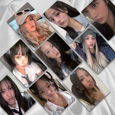 NewJeans专辑小卡55张NJZ周边镭射小卡三寸闪卡LOMO卡拍立得自印