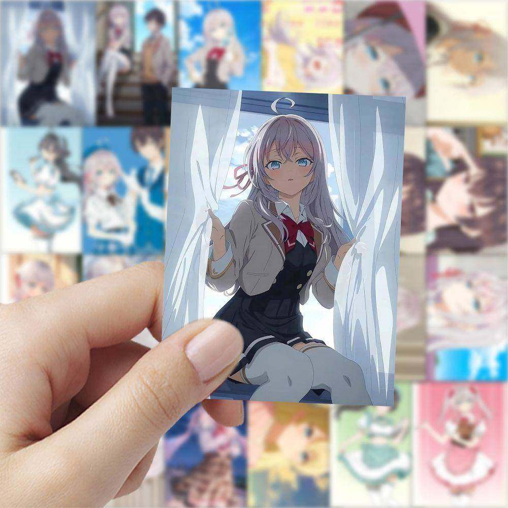 240张不时轻声地以俄语遮羞的邻座艾莉同学贴纸手机壳手账diy贴画