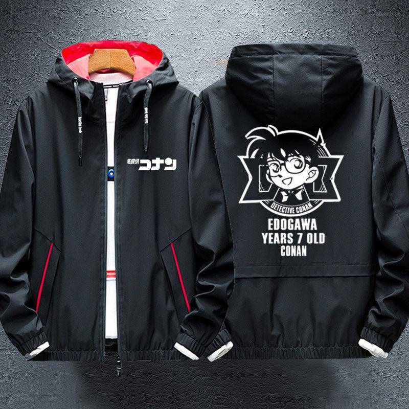怪盗基德柯南外套衣服名侦探周边动漫春秋休闲连帽夹克衫潮男秋装