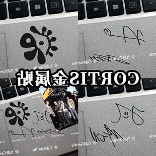 CORTIS男团金属贴马丁赵雨凡金主训严成玹安乾镐签名周边装饰贴纸