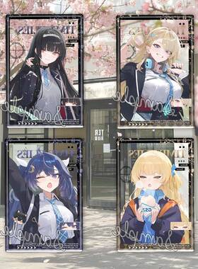 鸣GS25韩服联动周边千咲琳奈菲比尤诺亚克力透卡拍照挂件无料小卡