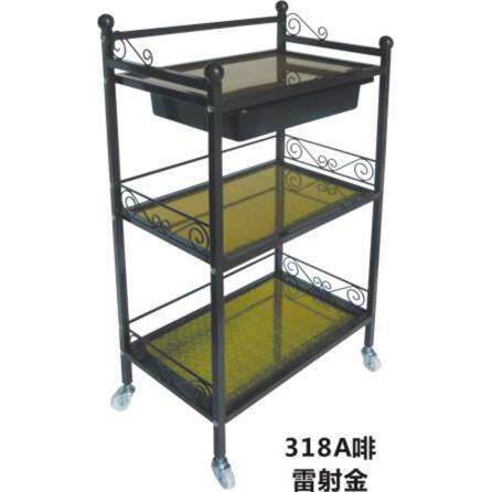 宏斯达 美容美发工具车 美容推车三层玻璃 量大从优规格齐全