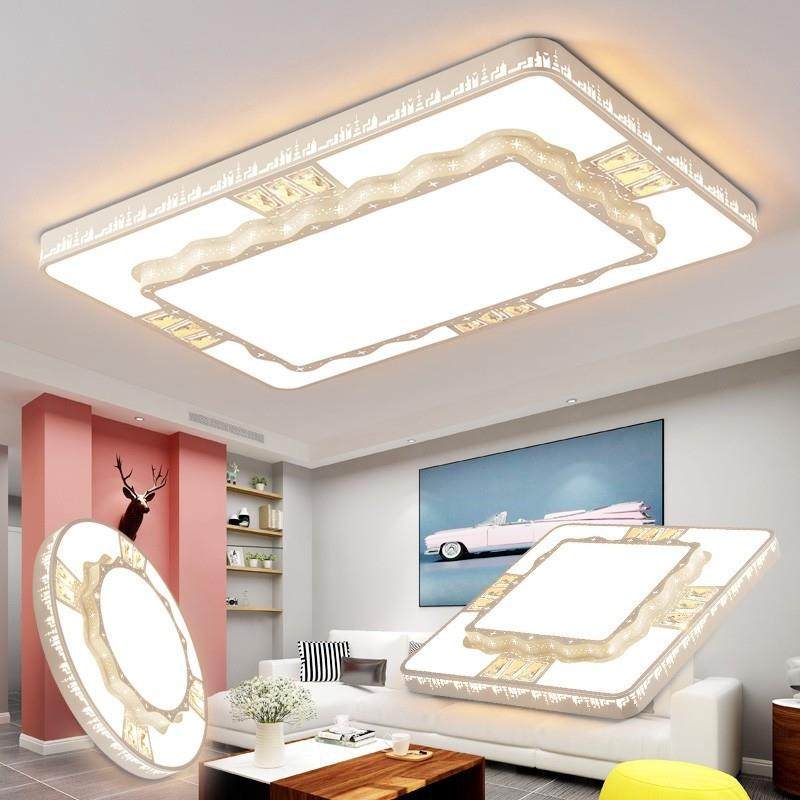 客厅灯长方形led吸顶灯新款现代简约套装大厅卧室全屋灯具