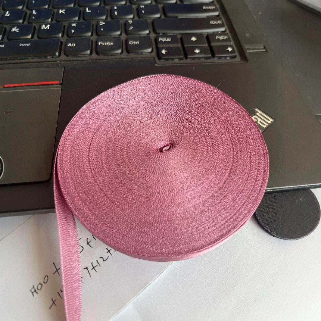 现货9mm人造丝面缎带 柔软仿真丝淡紫色 diy 娃衣辅料蝴蝶结