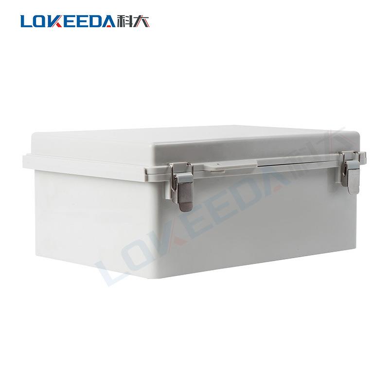 户外350*250*150不锈钢卡扣式防水接线盒塑料配电箱电源电池盒