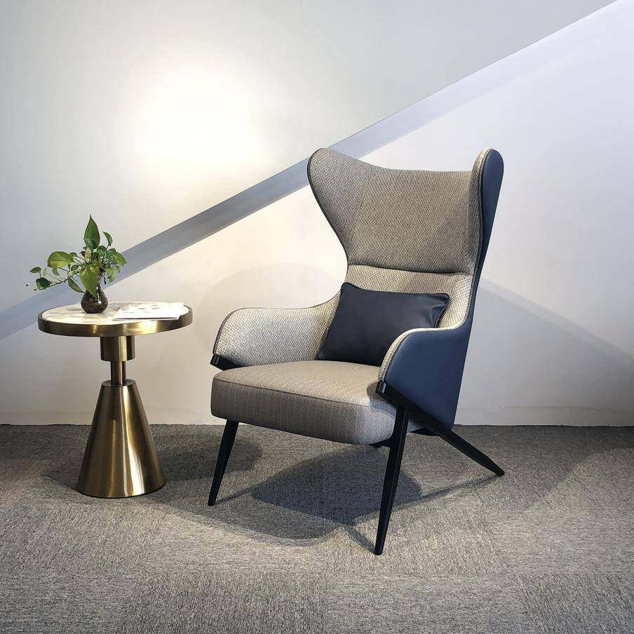 意式极简皮革休闲实木老虎椅现代创意设计师客厅卧室成人高背单椅,包装,五金配件包装,淘宝优惠券,粉丝福利购,淘宝优惠卷