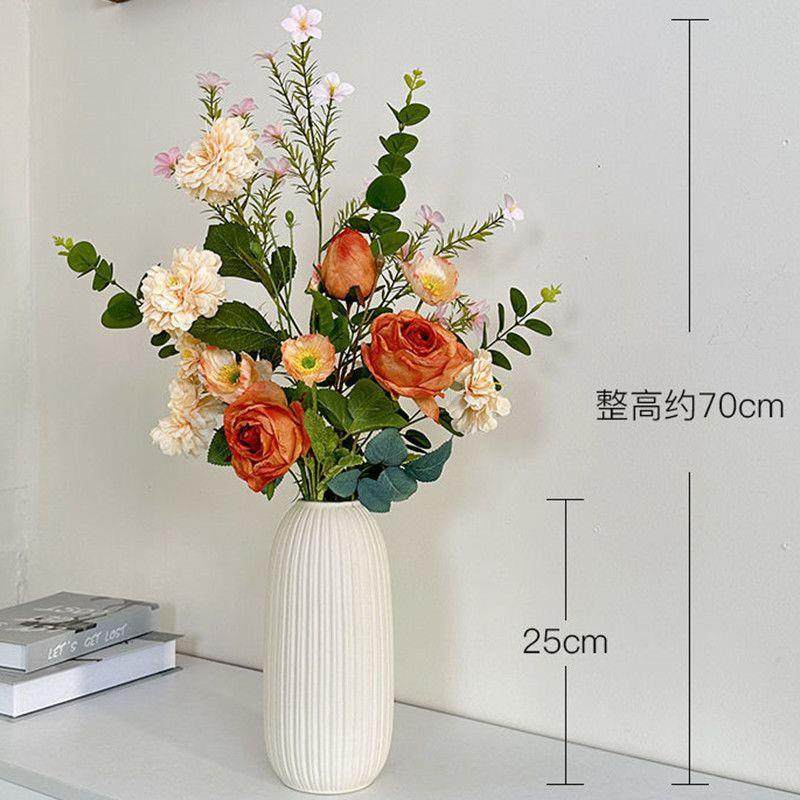 大束高级仿真花牡丹玫瑰花束餐桌客厅摆放卧室温馨电视柜玄关摆件,橡塑材料及制品,亚克力管/有机玻璃管,淘宝优惠券,粉丝福利购,淘宝优惠卷