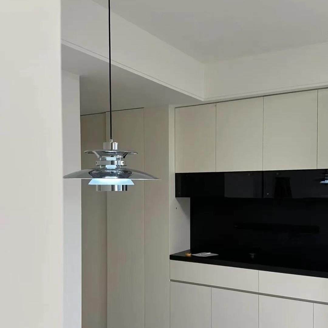 意式极简PH5飞碟餐厅吊灯中古风餐桌吧台灯全光谱护眼饭桌小吊灯