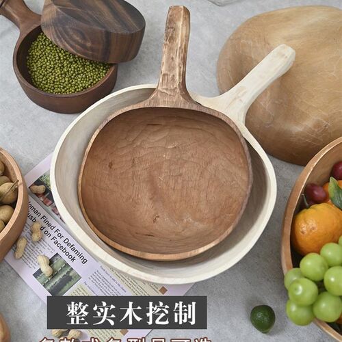 。木瓢大沐浴泡澡老式木水瓢家用水勺木瓢勺舀水瓢洗澡实木水舀木