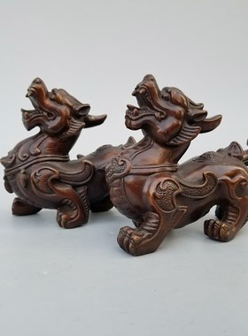 铜貔貅摆件一对皮丘雌雄财福貔貅新店铺家居Q装饰开业礼品铜貔貅