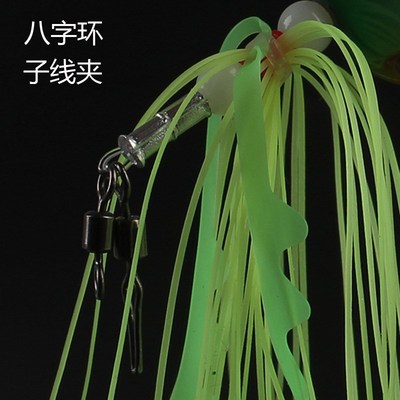 不丢饵石斑海鳗慢摇铁板海钓炎月饵路亚胡须佬鱿鱼海鲈真鲷钓组