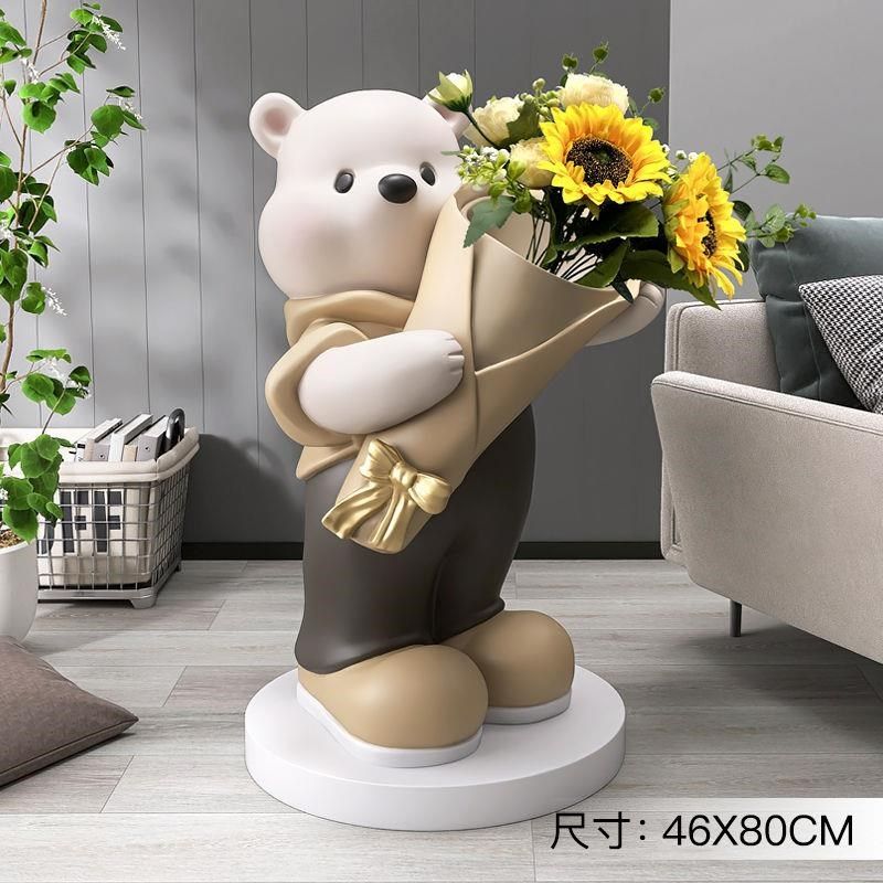 花瓶落地摆件客厅插花家居装饰品玄关电视柜开T业乔迁新居礼品,家居饰品,落地摆件,淘宝优惠券,粉丝福利购,淘宝优惠卷