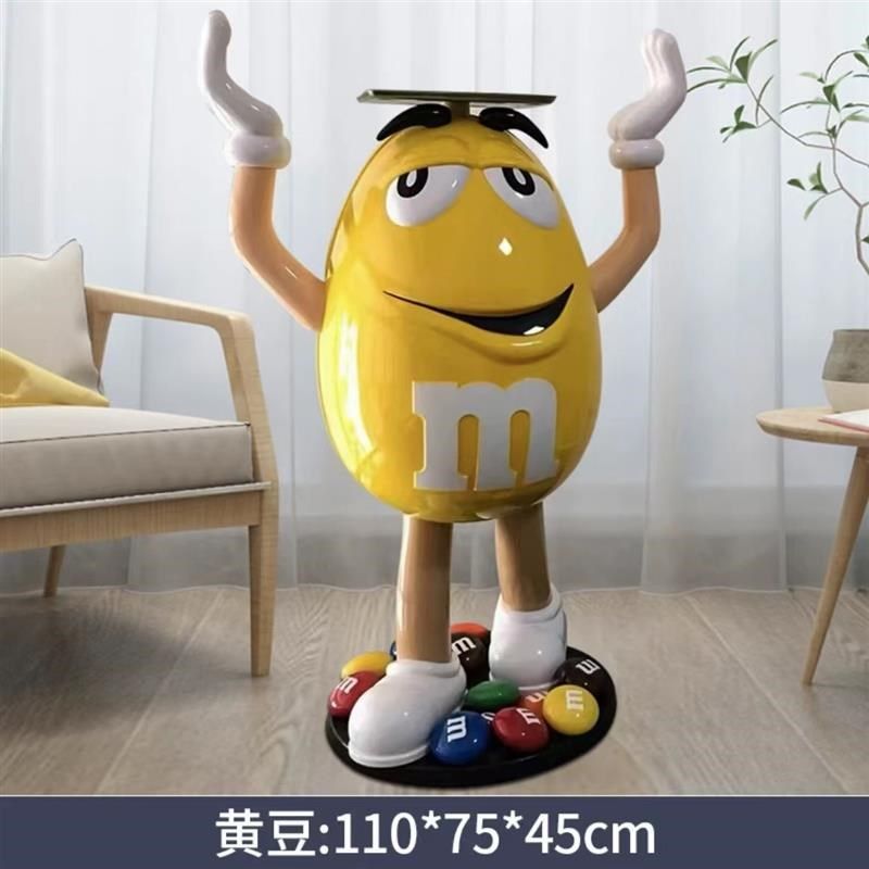 卡通MM豆人潮h玩模型玻璃钢雕塑店铺开业客厅落地家居装饰大型摆,家居饰品,落地摆件,淘宝优惠券,粉丝福利购,淘宝优惠卷