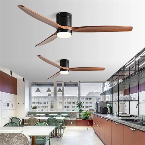 大风力复古吊扇灯餐厅客厅家用智能简约电风扇商用吸顶风扇吊灯