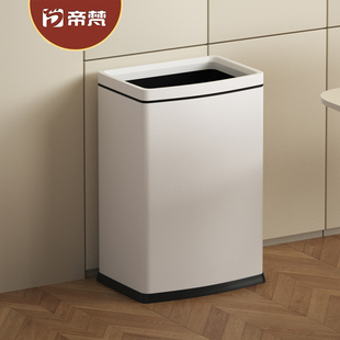 40L/50L不锈钢垃圾桶家用客厅无盖G厨房大容量高档酒店商用可定制