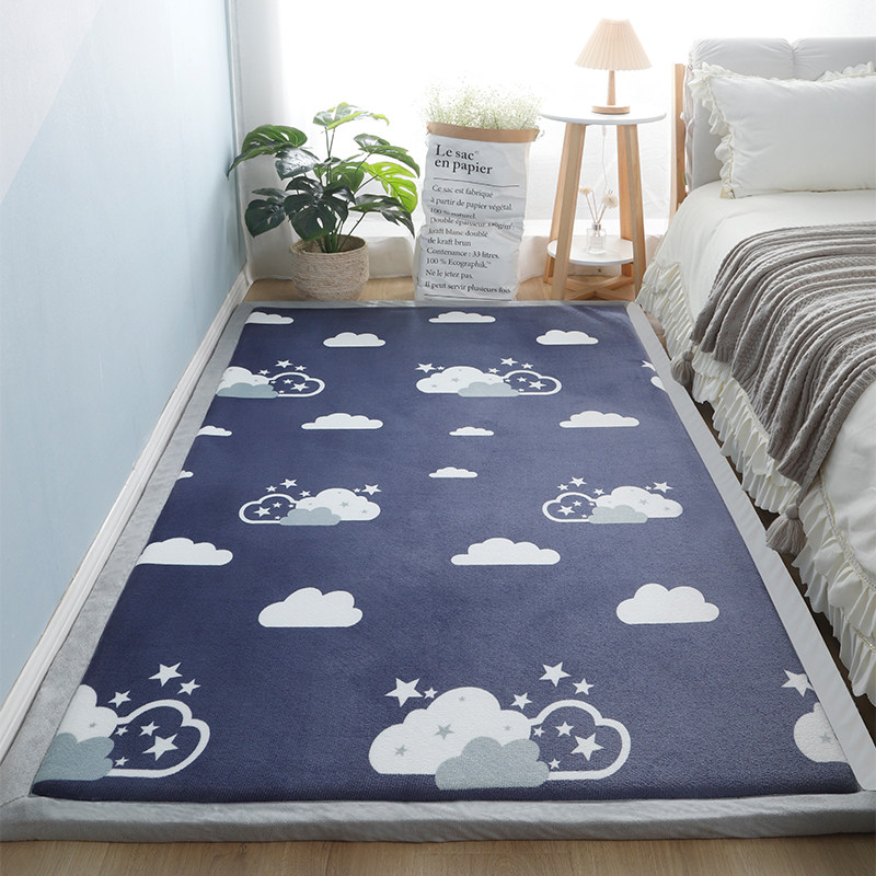 卧室地毯床边毯宝宝爬行垫加厚防摔垫房间地垫睡觉打地铺榻榻米垫,居家布艺,床边毯,淘宝优惠券,粉丝福利购,淘宝优惠卷