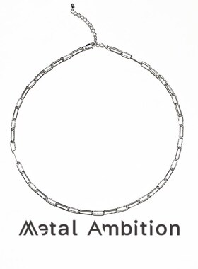 链条纯银项链女高级感轻奢小众设计气质素链锁骨链2024新款爆款