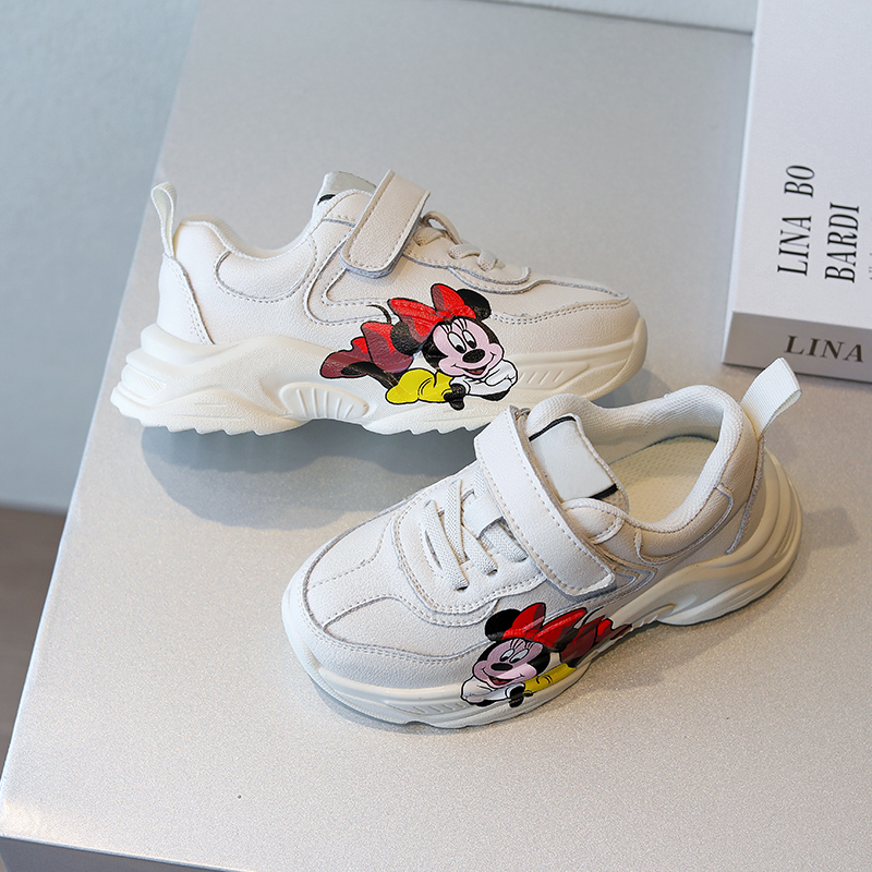 儿童运动鞋男童透气轻便老爹鞋女童时尚软底2023春季新款休闲跑鞋