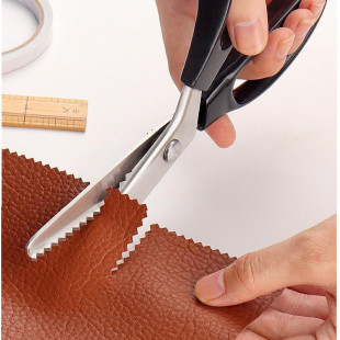 服装 三角波浪花边剪锯齿剪 店花纹裁缝缝纫剪手工DIY布样剪子套装