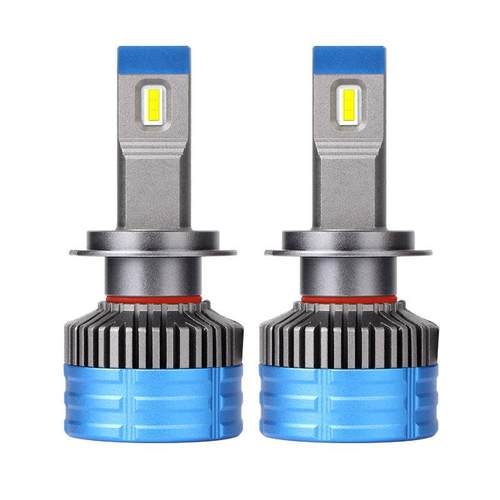 H4车灯LED大灯灯泡改装超亮聚光远近一体9005白光6000K前照灯超亮