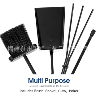 壁爐工具套裝 tool 火鉗篝火撥火棍柴火架工具室內外Fireplace