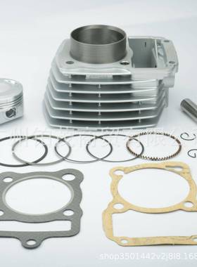 嘉陵铁悍JH125-19E套缸CG133套缸133CM3发动机套缸14销活塞套缸