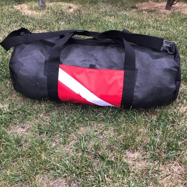 潜水装备包 潜水旗水肺潜水网袋BCD背飞脚蹼器材收纳网包可手提肩