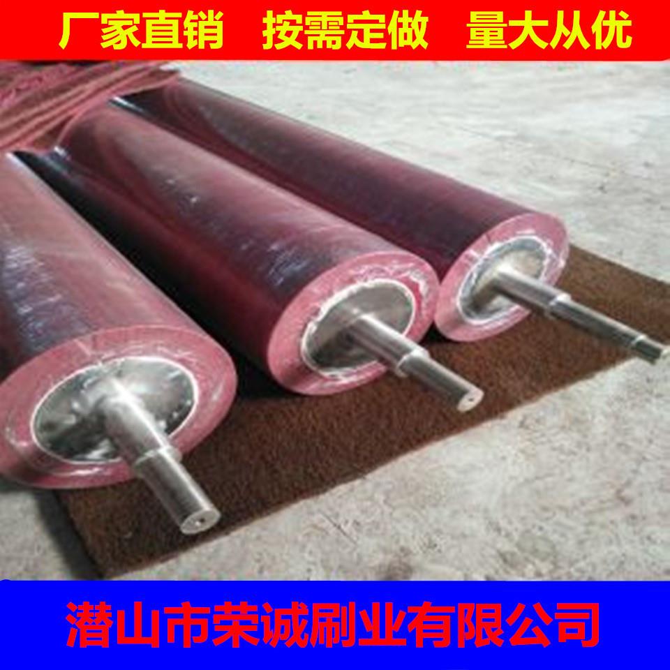 不锈钢拉丝辊刷百洁布刷辊铝板拉丝滚刷不织布刷滚金属表面处理刷