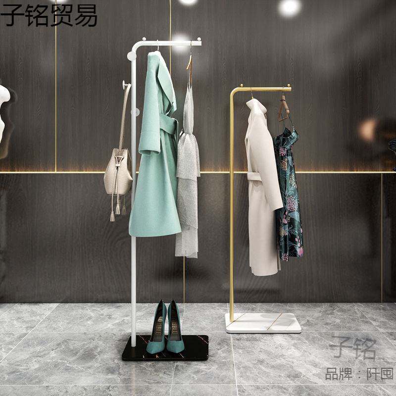 轻奢落地衣帽架简创意立式衣服架进门衣架子玄关小窄家用挂衣架