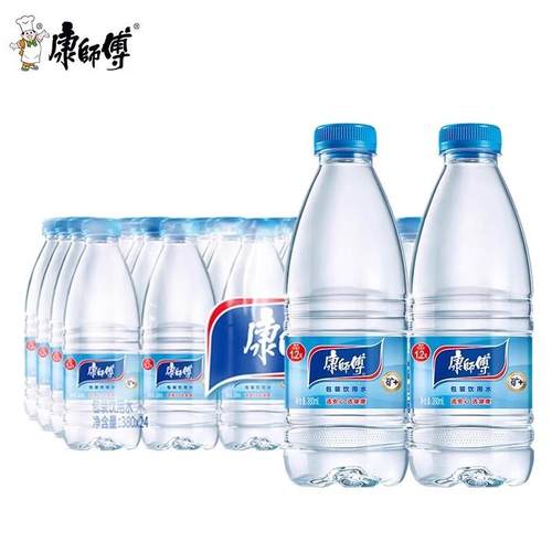 康师傅包装饮用水380ml*24瓶整箱批非矿泉水大瓶装会议商务用水yb