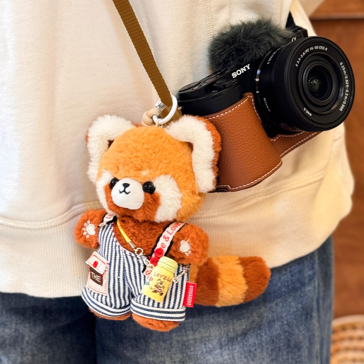 熊猫和朋友们小熊猫毛绒玩偶挂件