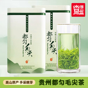 贵州都匀毛尖2025新茶云雾绿茶明前春茶谷雨浓香型口粮耐泡罐装M1