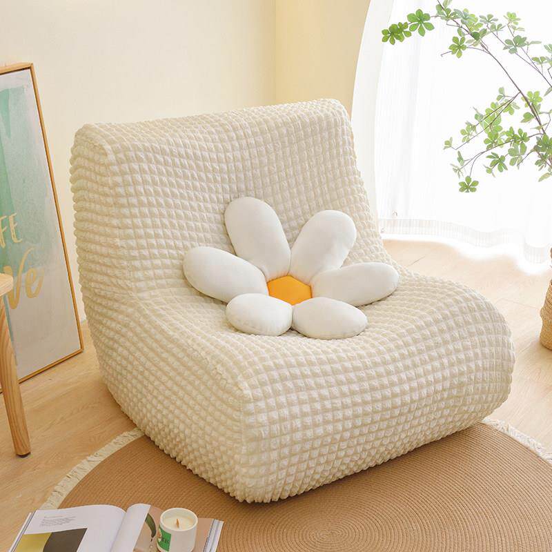 毛毛虫沙发套罩懒人沙发套防猫抓弹力一体式单人床包四季通用