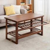 胡桃木抽屉式 取暖桌 书桌餐桌烤火桌子家用可折叠长方形实木冬季