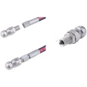 高压洗车机专用管道 不锈钢 下水道水老鼠头喷嘴清洗喷头冲洗工具