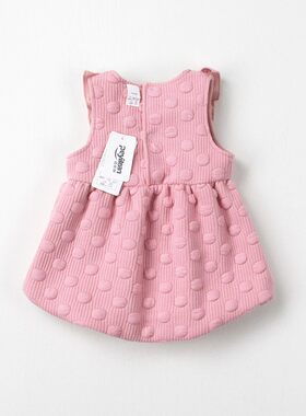 小女童宝宝春装婴儿背心裙连衣裙衣服公主马甲裙子洋气春季1一2岁