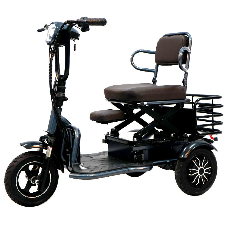 小巴士Q30三轮老年代步车小型折叠迷你成人家用锂电动车单人购物